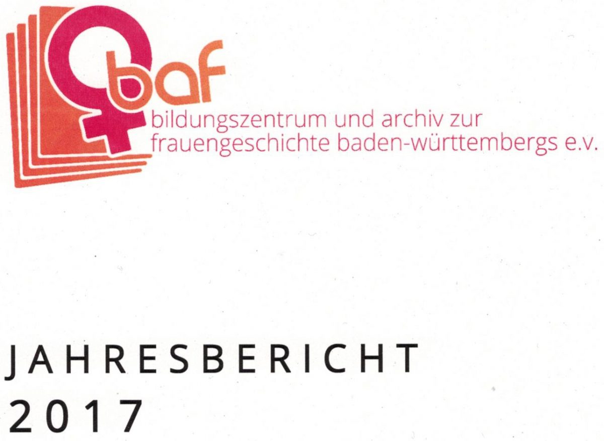 Jahresbericht 2017 von baf e.V.