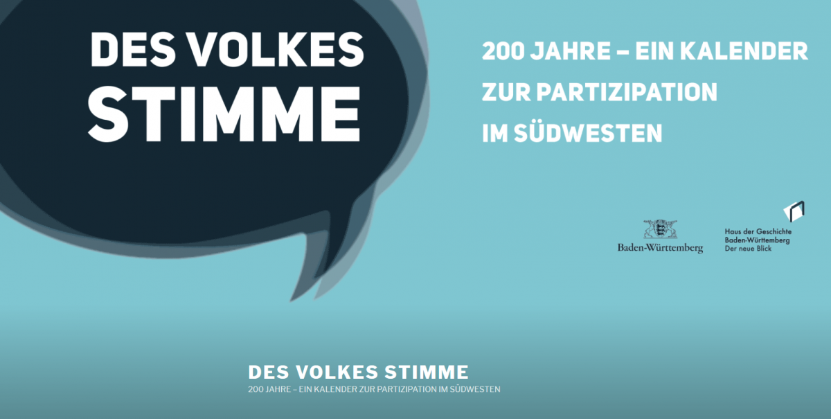 Online-Kalender „Des Volkes Stimme“ jetzt mit Übersichtskarte