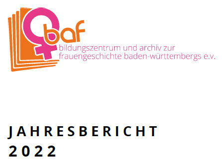 Titelseite vom Jahresbericht 2022