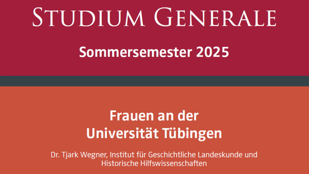 Ausschnitt Plakat zur Ringvorlesung Frauen an der Uni TÜ